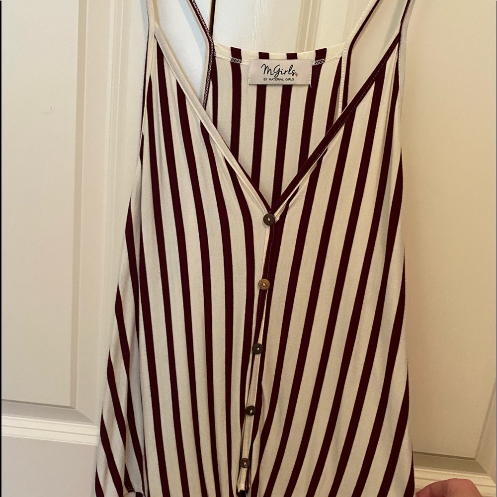 Material Girls spaghetti strap top